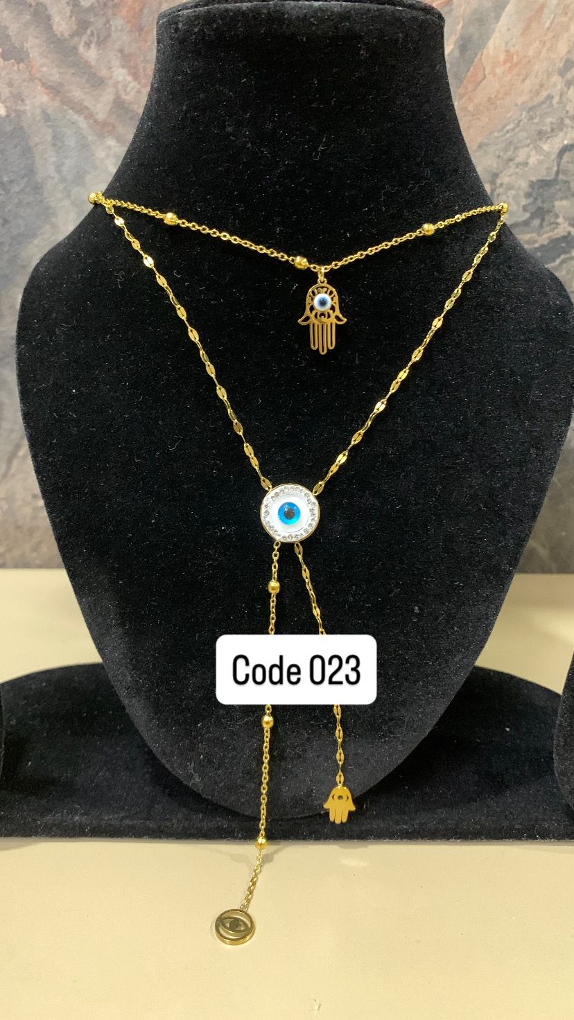 Hamsa & Eye Layered